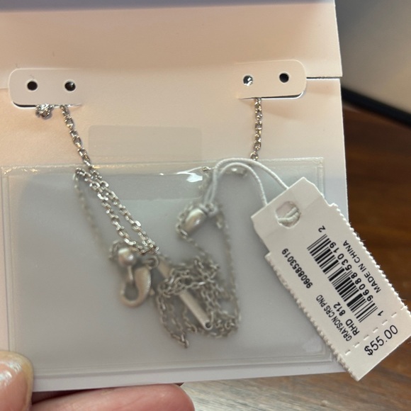 Kendra Scott Grayson Crystal Pink Ombré Necklace - Picture 3 of 4